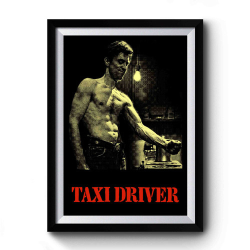 Taxi Driver Character Premium Poster