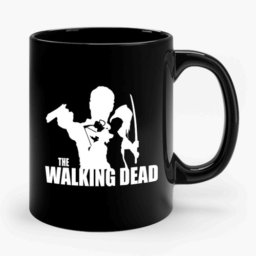 The Walking Dead Decal With Zombie Ceramic Mug