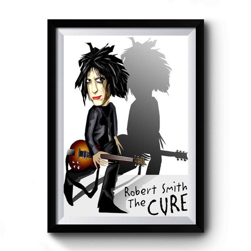 The Cure Toon Of Robert Smith Of The Cure Premium Poster