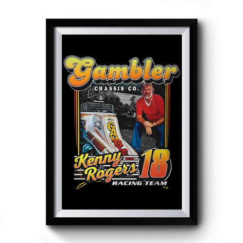 the gambler kenny rogers Premium Poster