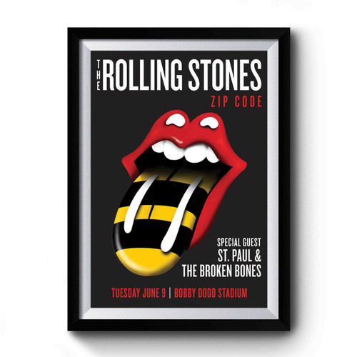 The Rolling Stones Zip Code Tour Atlanta Us Premium Poster