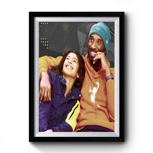 The Sadness Of Kobe And Gigi Bryants Premium Poster