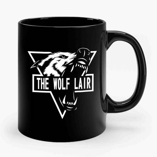 The Wolf Lair Logo Ceramic Mug
