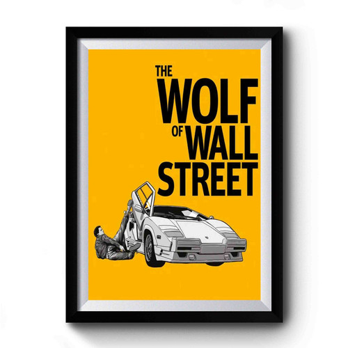 The Wolf Of Wall Street Car Premium Poster