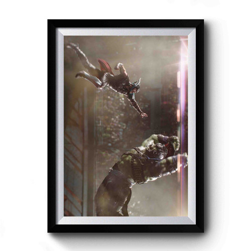 Thor Vs Hulk Premium Poster