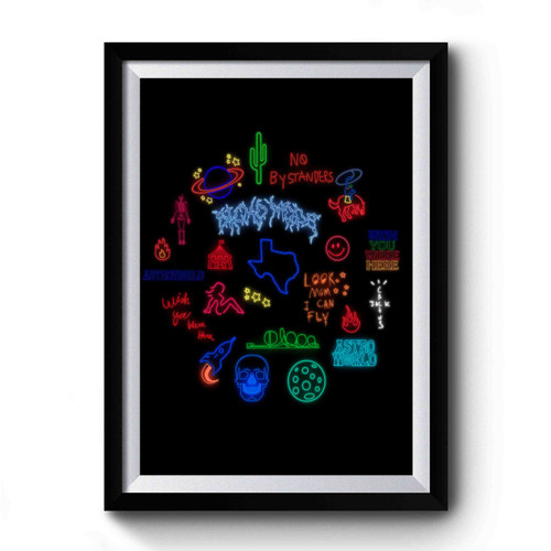 Travis Scott Astroworld Tour Logo Premium Poster