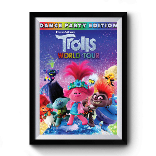 Trolls World Tour Colourfull Premium Poster