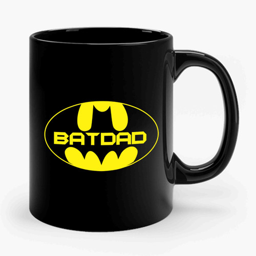 Bat Dad Batman Superhero Daddy Super Dad Fathers Day Ceramic Mug