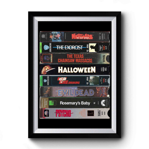 Vhs Horror Premium Poster