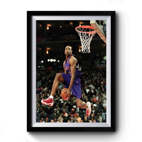 Vince Carter Dunk Nba Basketball Premium Poster