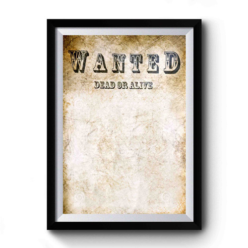 Wanted Vintage Premium Poster