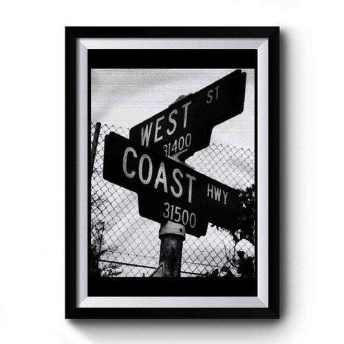 West Coast Cali California Premium Poster