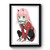 Zero Two Darling In The Franxx, Anime, Anime Chibi Premium Poster