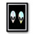 Alien On Boobs Premium Poster