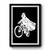 Darth Vader Is Riding A Bicycle Premium Poster