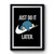 Just Do It Later Funny Logo Parody Premium Poster