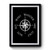 Not All Who Wander Are Lost Quote With Compass Premium Poster