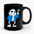 Undertale Sans Skeleton Finger Your Blue Hearth Giggle Characters Rpg Anime Game 2 Ceramic Mug