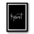Be Present Quote Lettering Calligraphy Premium Poster