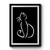 Cat Lines Cat Design Cat Lover Premium Poster