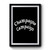Champagne Campaign Old English Thug Life Premium Poster