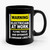 Warning Electrician At Work Funny Ceramic Mug