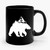 Bear With Tree Mountain Ceramic Mug