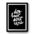 Dog Hair Don't Care Hand Lettered Style Premium Poster Dog Hair Don't Care Hand Lettered Style Premium Poster