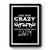 Hide Your Crazy And Start Acting Like A Lady Vintage Premium Poster