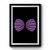 Mermaid Purple Seashells Premium Poster