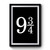 Platform 9 34 Harry Potter Train Premium Poster
