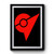 Pokemon Go Red Team Valor Symbol Simple Premium Poster