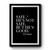 Safe He's Not Safe But He's Good Cs Lewis Quotes Premium Poster