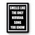 Smells Like The Only Nirvana Song You Know Black Capital Font Bleach Premium Poster