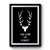 The Lord Of Forest Deer Typography Premium Poster