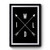 Wild With Crossed Arrows Premium Poster