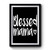 Blessed Mama Art Vintage Simple Premium Poster