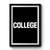 College Vintage Art Simple Premium Poster