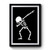 Dabbing Skeleton Halloween Retro Vintage Premium Poster