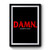 Damn Kendrick Lamar Art Simple Funny Premium Poster