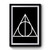 Deathly Hallows Simple Design Premium Poster