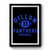 Dillon Panthers Football Art Funny Premium Poster