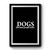 Dogs Because People Suck Art Simple Funny Premium Poster