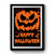 Happy Halloween Pumpkin Design Funny Premium Poster