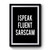I Speak Fluent Sarcasm Vintage Retro Premium Poster