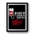 In Case Of Accident My Blood Type Is Dr Pepper Design Art Simple Premium Poster