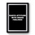 Kanye Attitude With Drake Feelings Simple Design Premium Poster