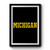 Michigan Wolverines Vintage Retro Premium Poster