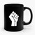 Raised Fist Power Symbol Ceramic Mug