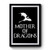 Mother Of Dragons Vintage Art Premium Poster